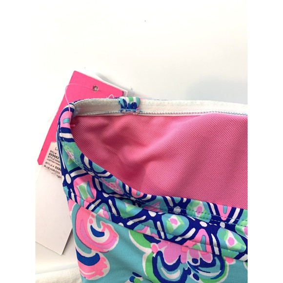 New LILLY PULITZER 0 JUSTINA TANKINI BLUE HORIZON JUNGLE SUNRISE - Picture 10 of 11